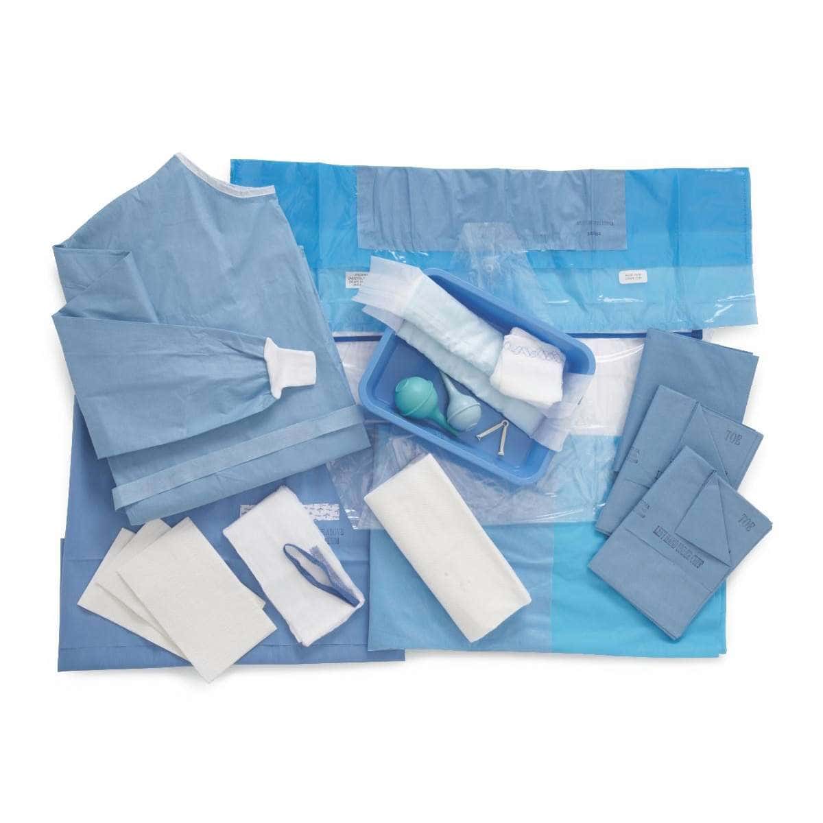 Medline Sterile Obstetrics and Gynecology Surgical Pack III, Eclipse - Case of 6 - Image 1