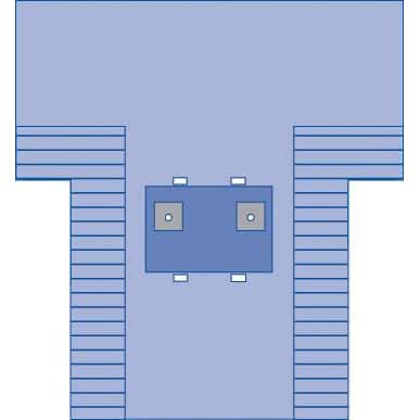 Medline Sterile Bilateral Limb T-Drape - Image 2