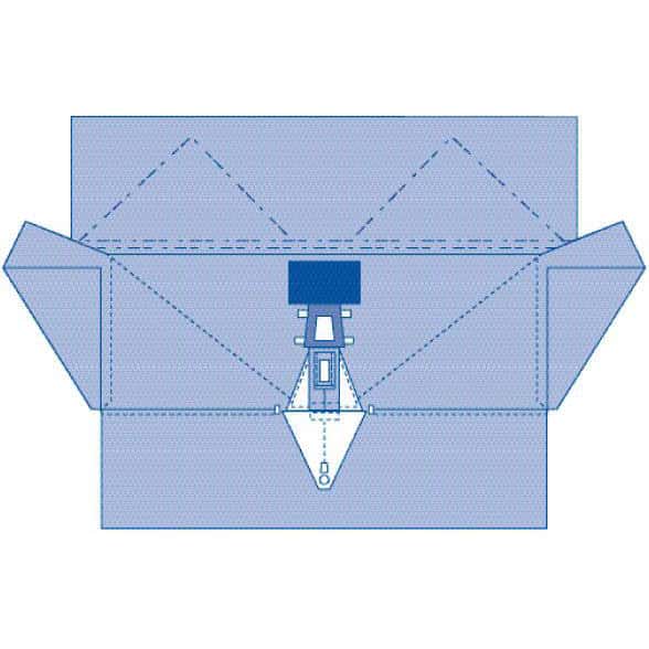 Medline Nonsterile Lithotomy Drapes - Case of 20 - Image 1