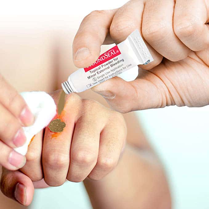 WoundSeal Topical Powder for Minor External Bleeding Hemostatic Agent - Package of 4 - Image 2