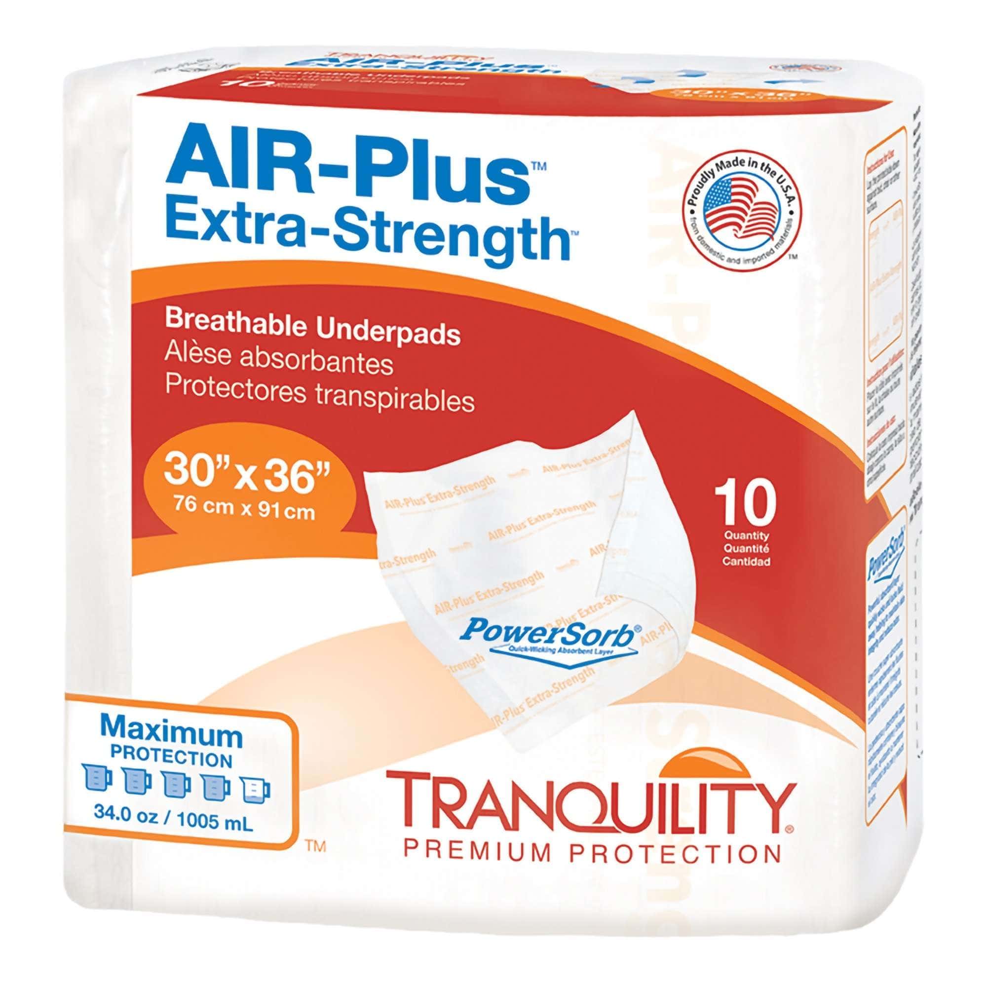 Tranquility AIR-Plus Extra-Strength Breathable Underpads - Image 1
