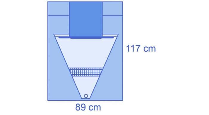 Medline Underbuttocks Surgical Drape with Pouch and Backing - Case of 100 - Image 1