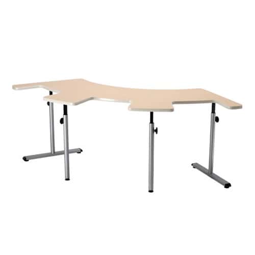 Knob Adjusted Height Adjustable Therashape Table with Comfort Curves - Image 1