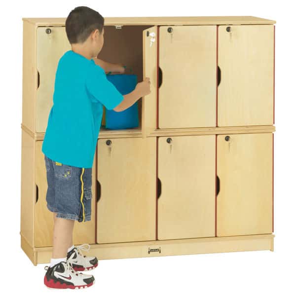 Jonti-Craft stacking lockable lockers - Image 2