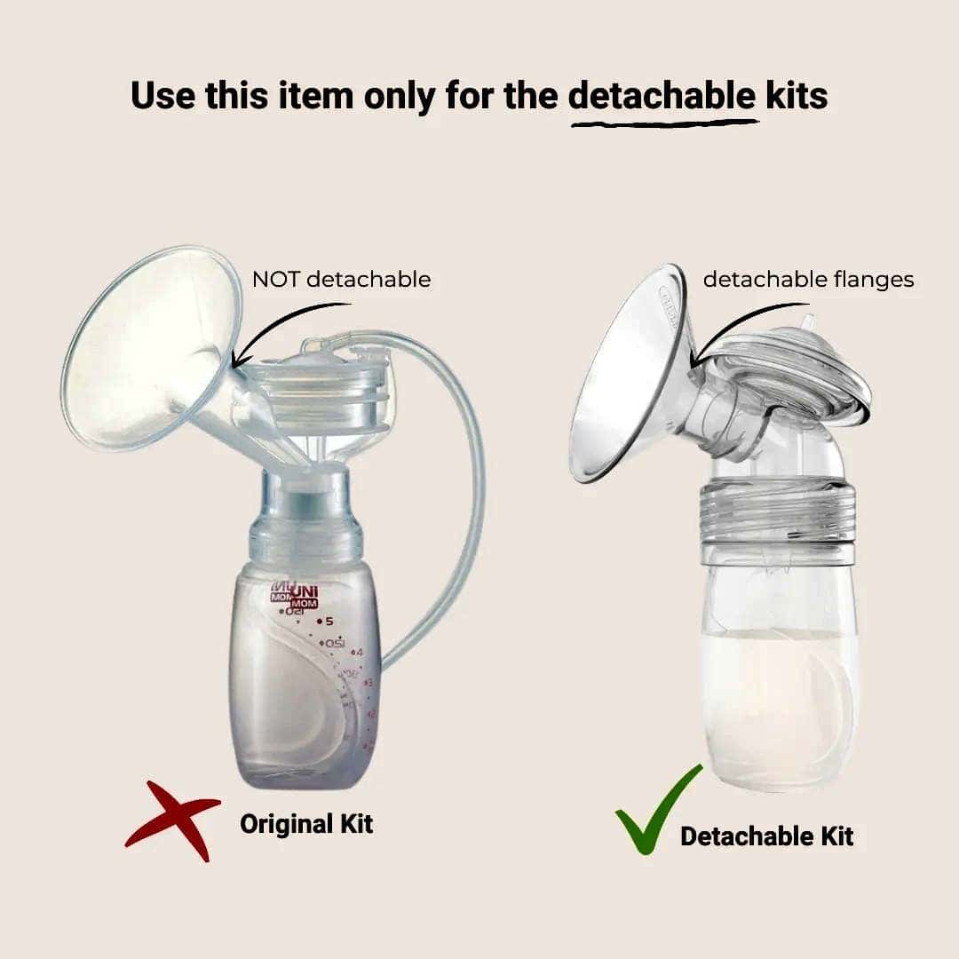 Unimom Double Breast Shield Kit for Minuet and Opera Breast Pumps - Image 2