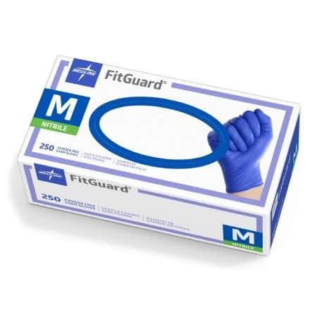 Medline FitGuard Nitrile Powder Free Exam Gloves - Image 3