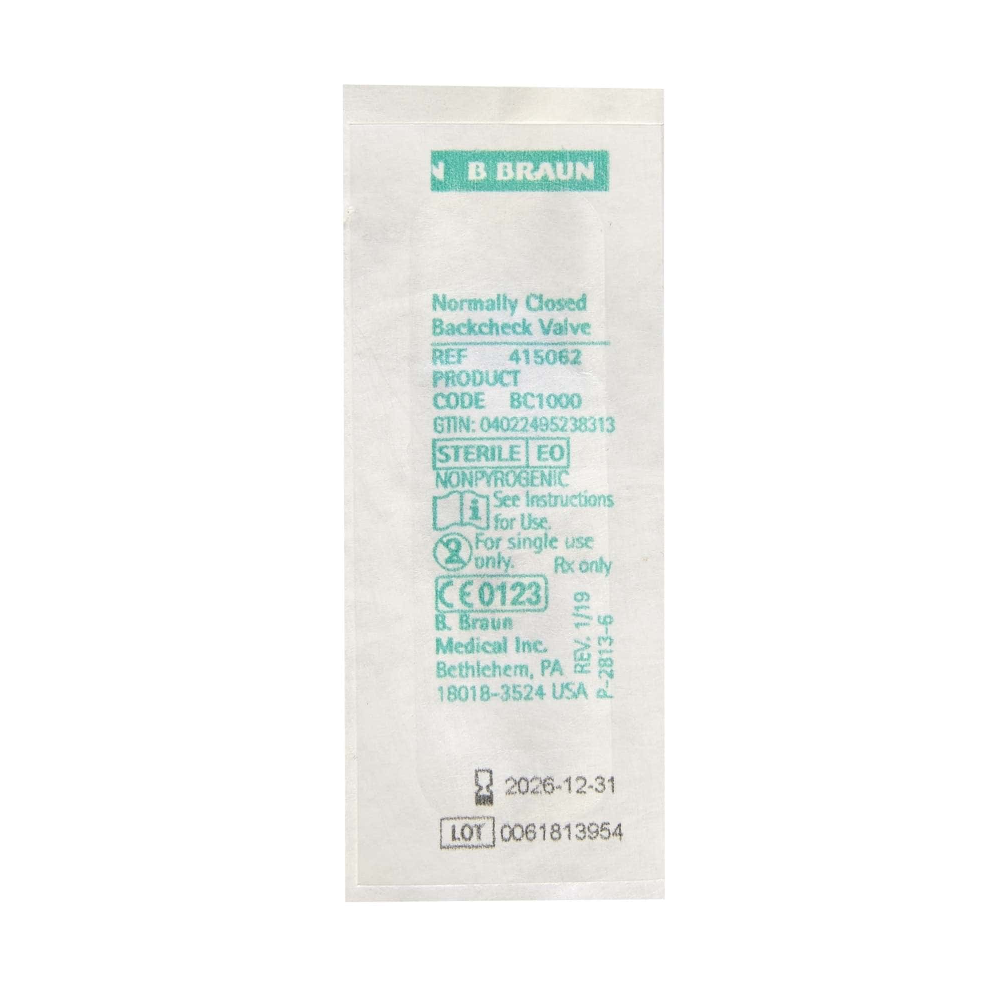 B. Braun Normally Closed Check Valve - Image 4