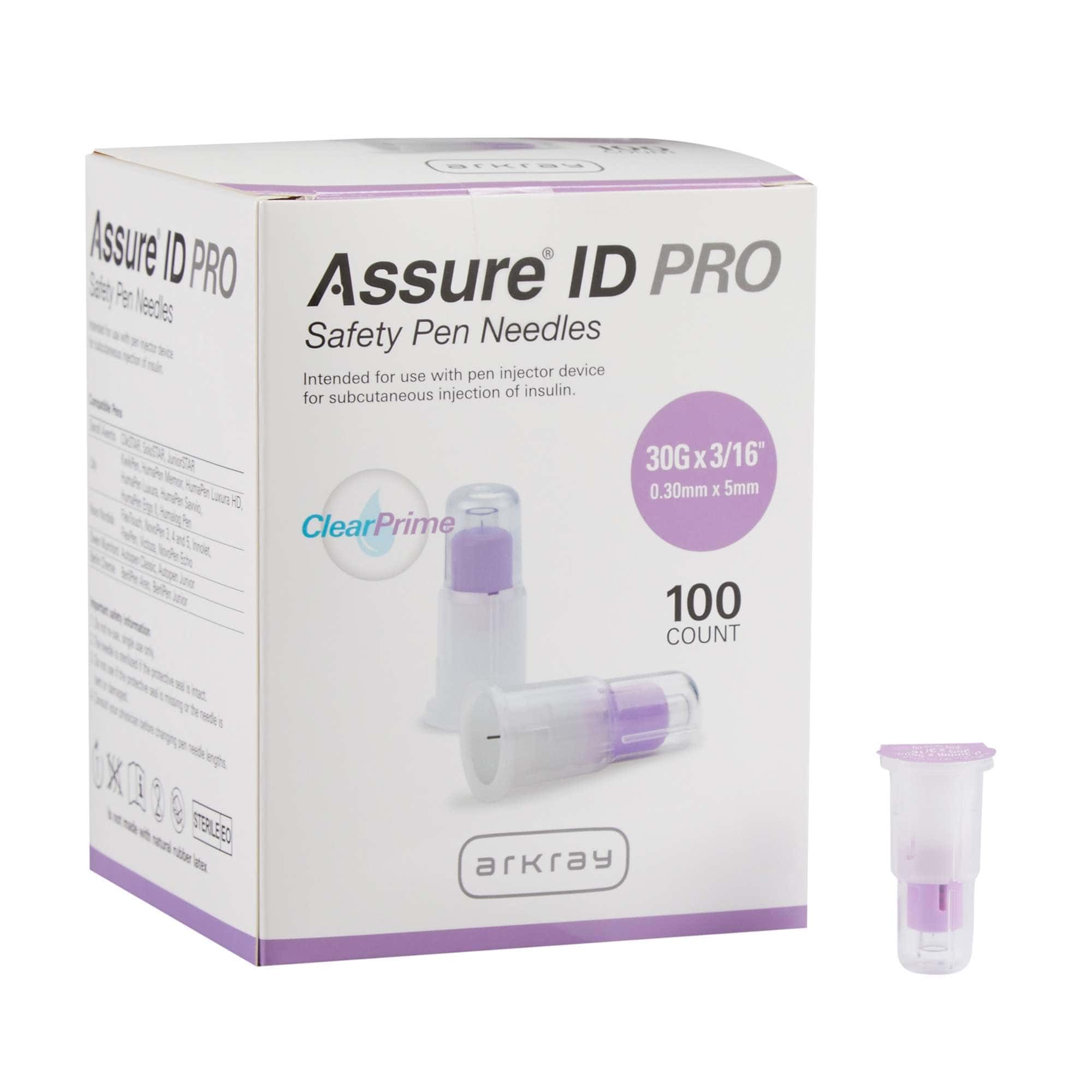 Arkray Assure ID Safety Insulin Pen Needle - Image 1