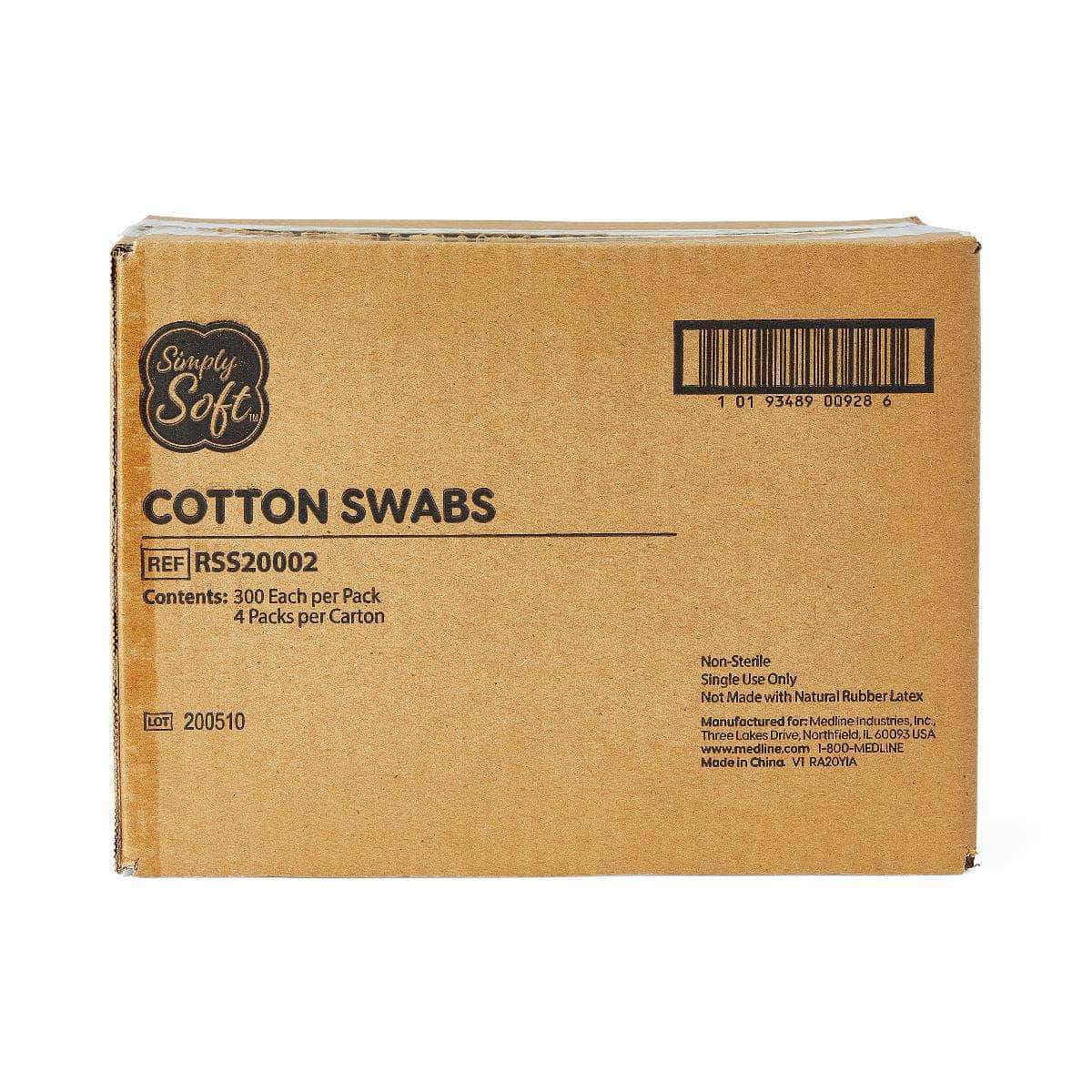 Medline Sterile Cotton-Tipped Applicator - Case of 24 - Image 1