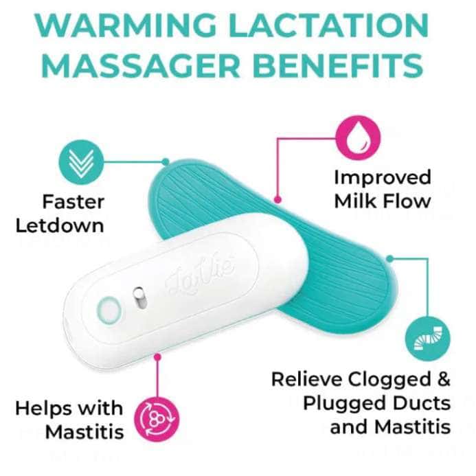 LaVie Warming Lactation Massage Pad, Teal - Image 3