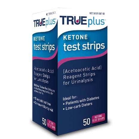 True Plus Ketone Test Strip - Box of 50 - Image 1