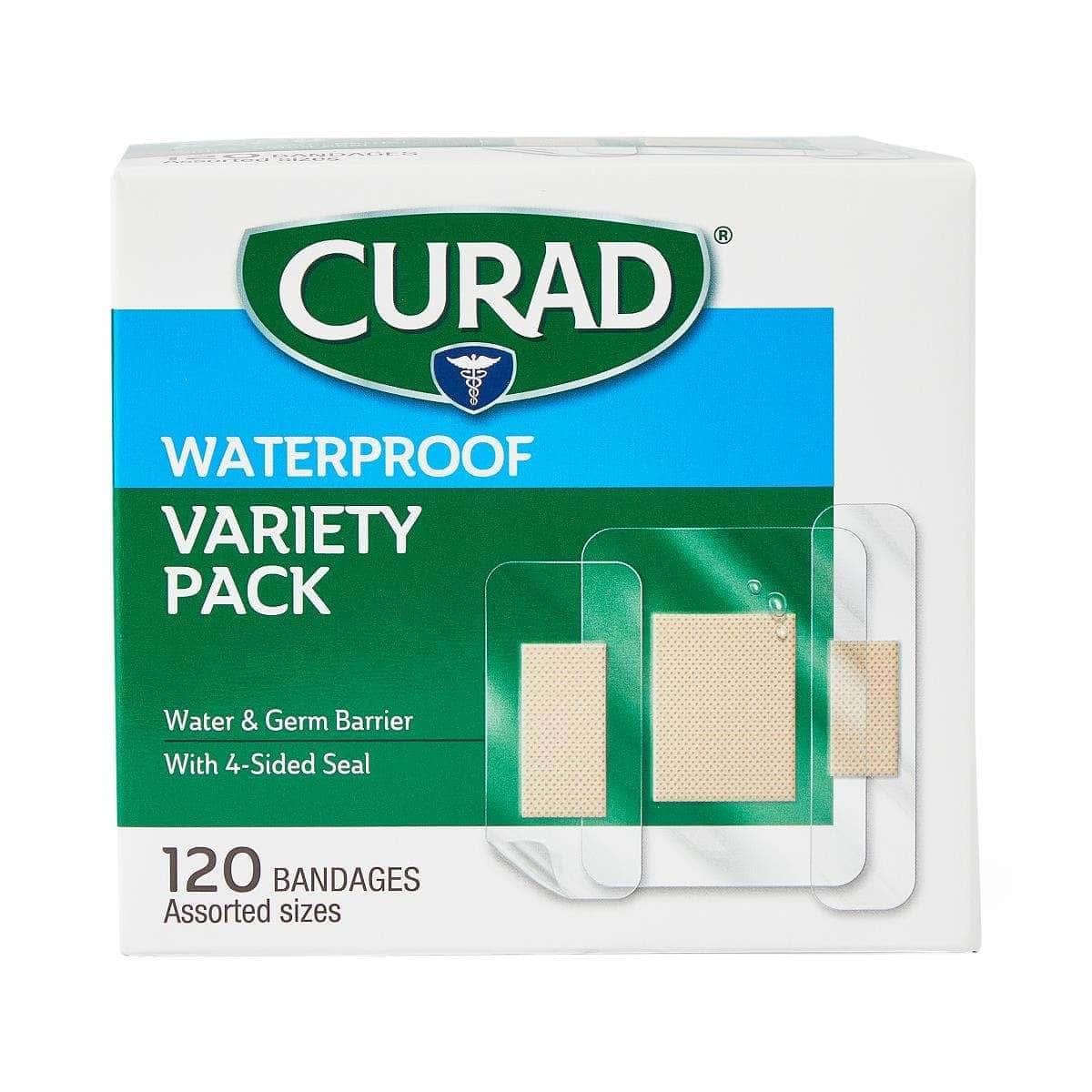 Curad Waterproof Variety Pack Assorted Bandages - Case of 2880 - Image 1