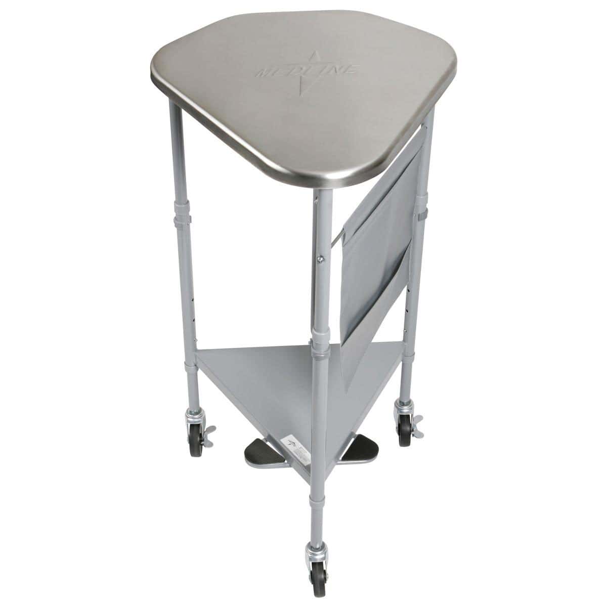 Medline Triangular Hamper Stand, 18 Inch - Image 1