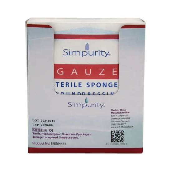 Simpurity Gauze Sterile Sponge Dressing - Image 3