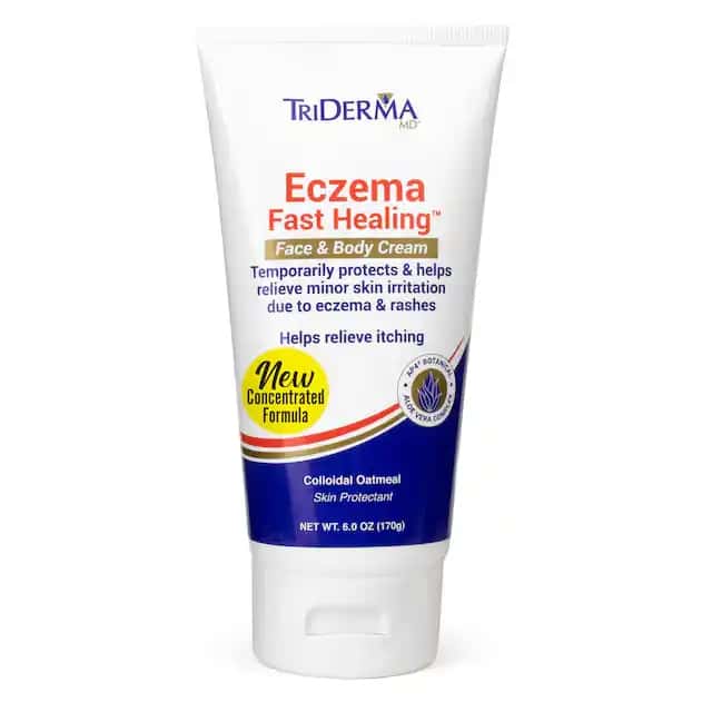 Triderma Eczema Fast Healing Face & Body Cream, 6 oz - Image 1