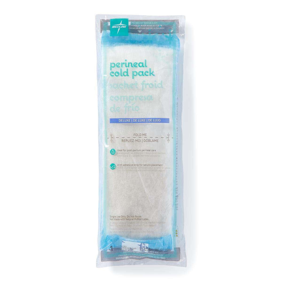 Medline Deluxe Straight Perineal Cold Pack-pad, 4.5 x 14.25 Inch - Image 1