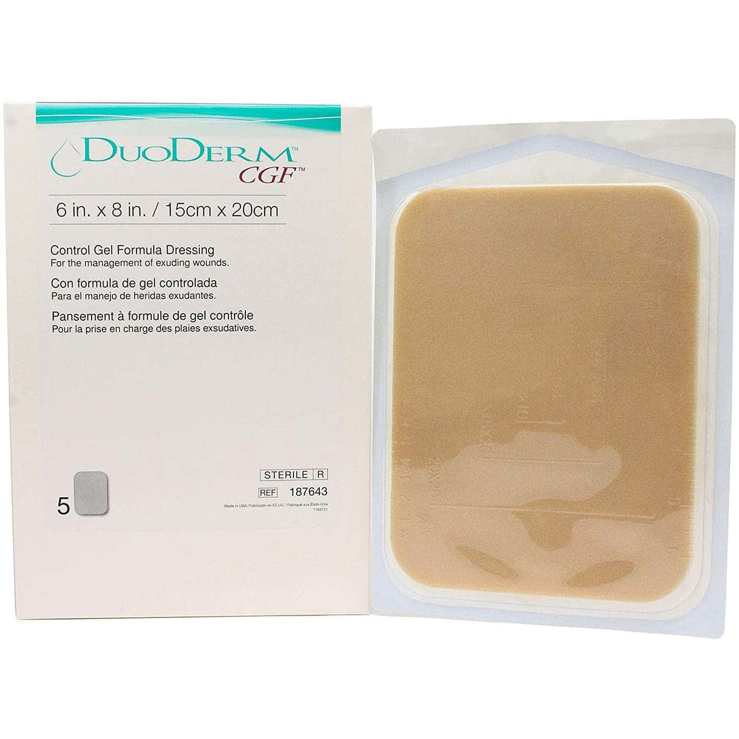 DuoDERM CGF Sterile Hydrocolloid Wound Dressing - Image 1