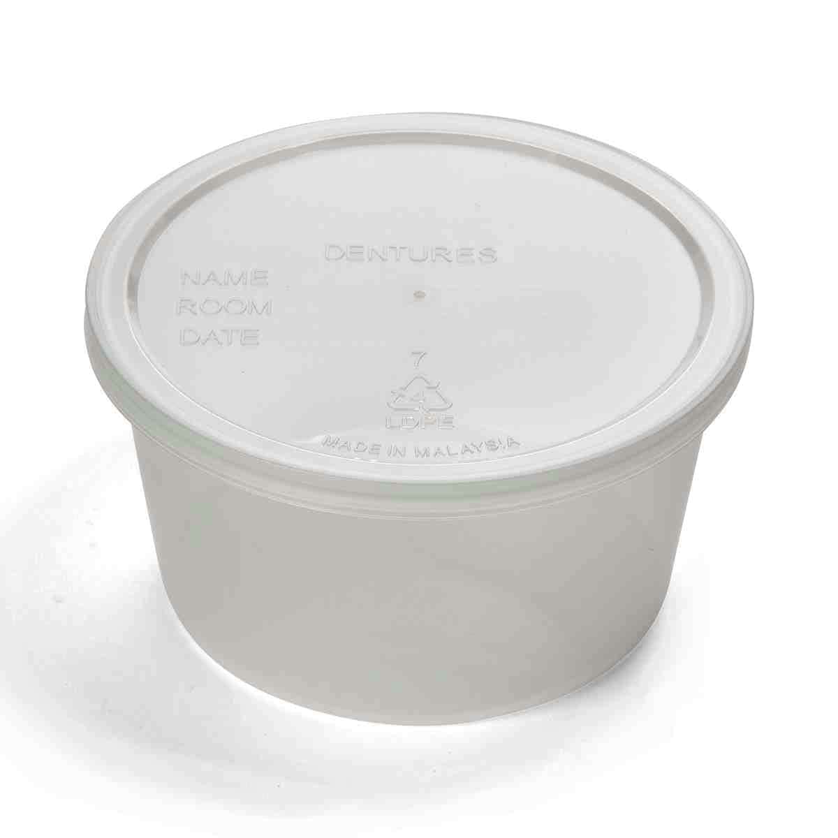 Medline Denture Containers, Clear - Image 2