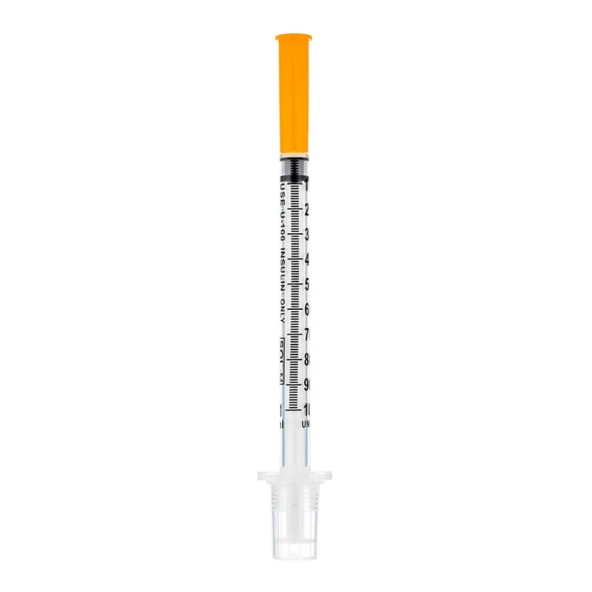 SOL-M Standard Insulin Syringe with Attached Needle - Image 4