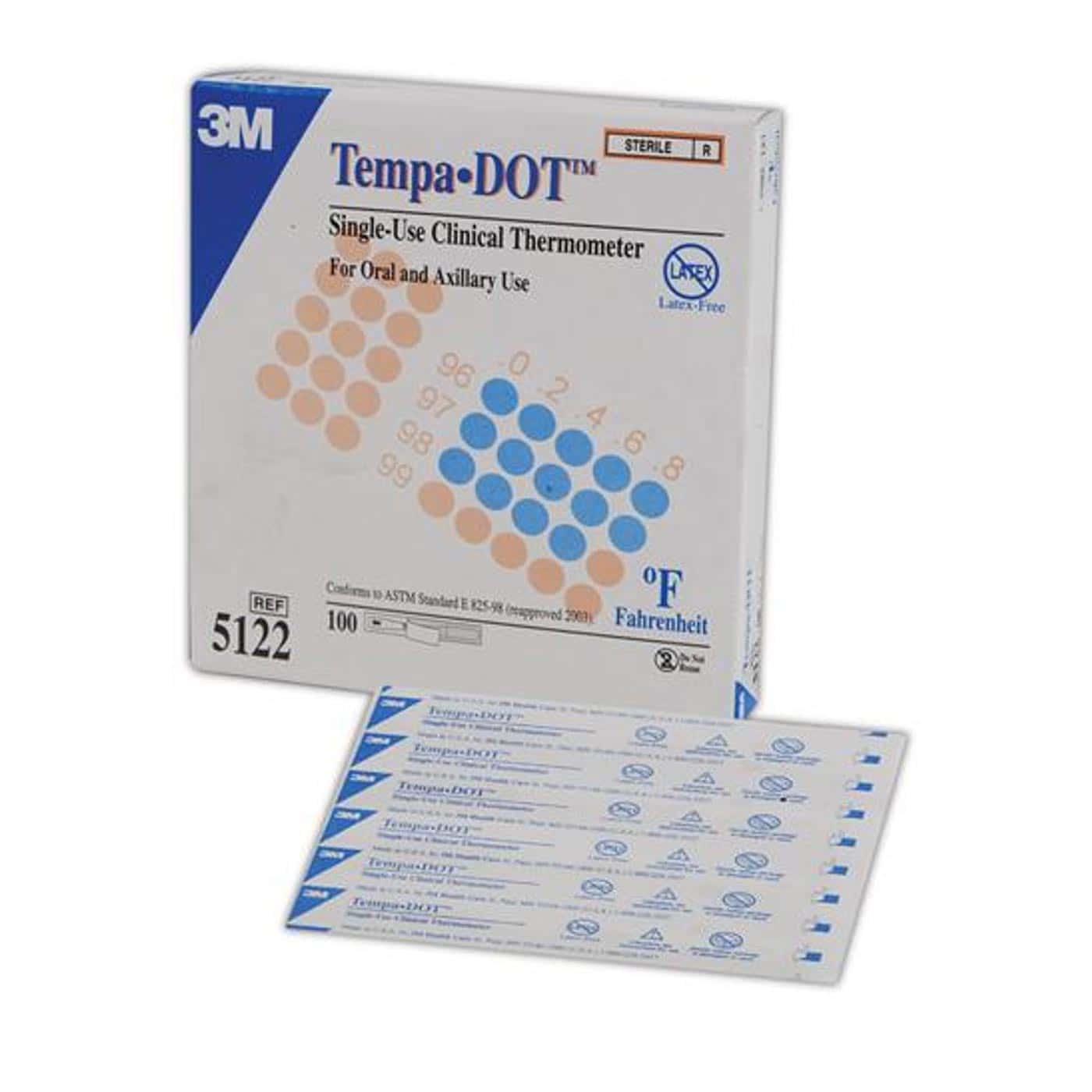 3M Tempa DOT Oral-Axillary Clinical Thermometer - Image 2