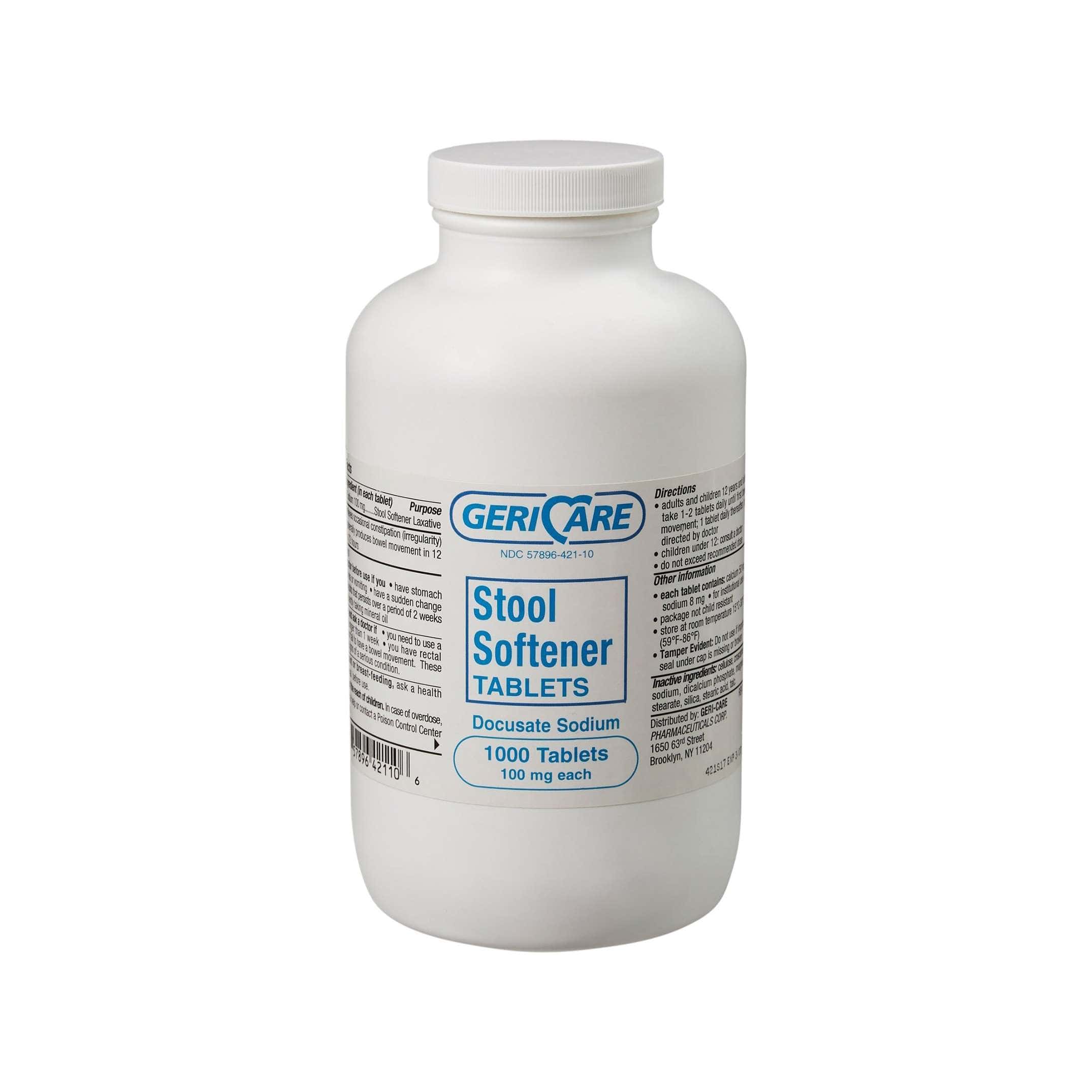 Geri-Care Docusate Sodium Stool Softener Tablet, 100 mg - Image 4