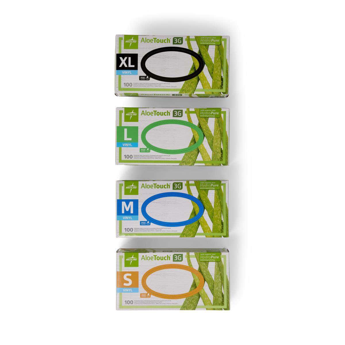 AloeTouch 3G Synthetic Vinyl Exam Gloves - Image 2