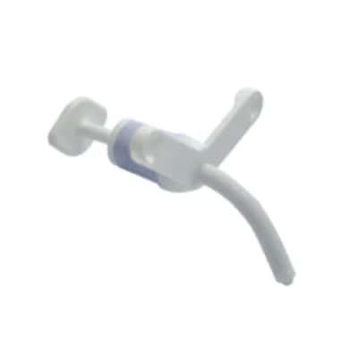 Bivona Uncuffed Tracheostomy Tube White Sterile V Neck Flange Pediatric - Image 2