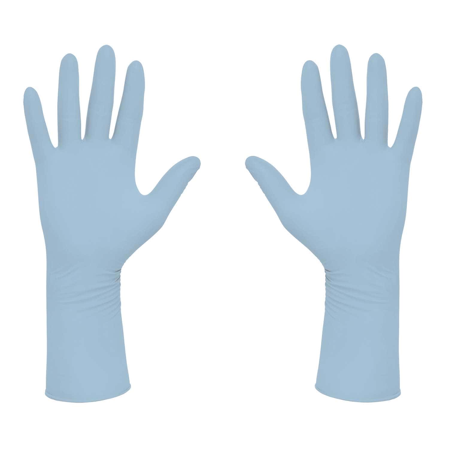 Halyard Purezero HG3 Light Blue Sterile Nitrile Gloves - Image 1