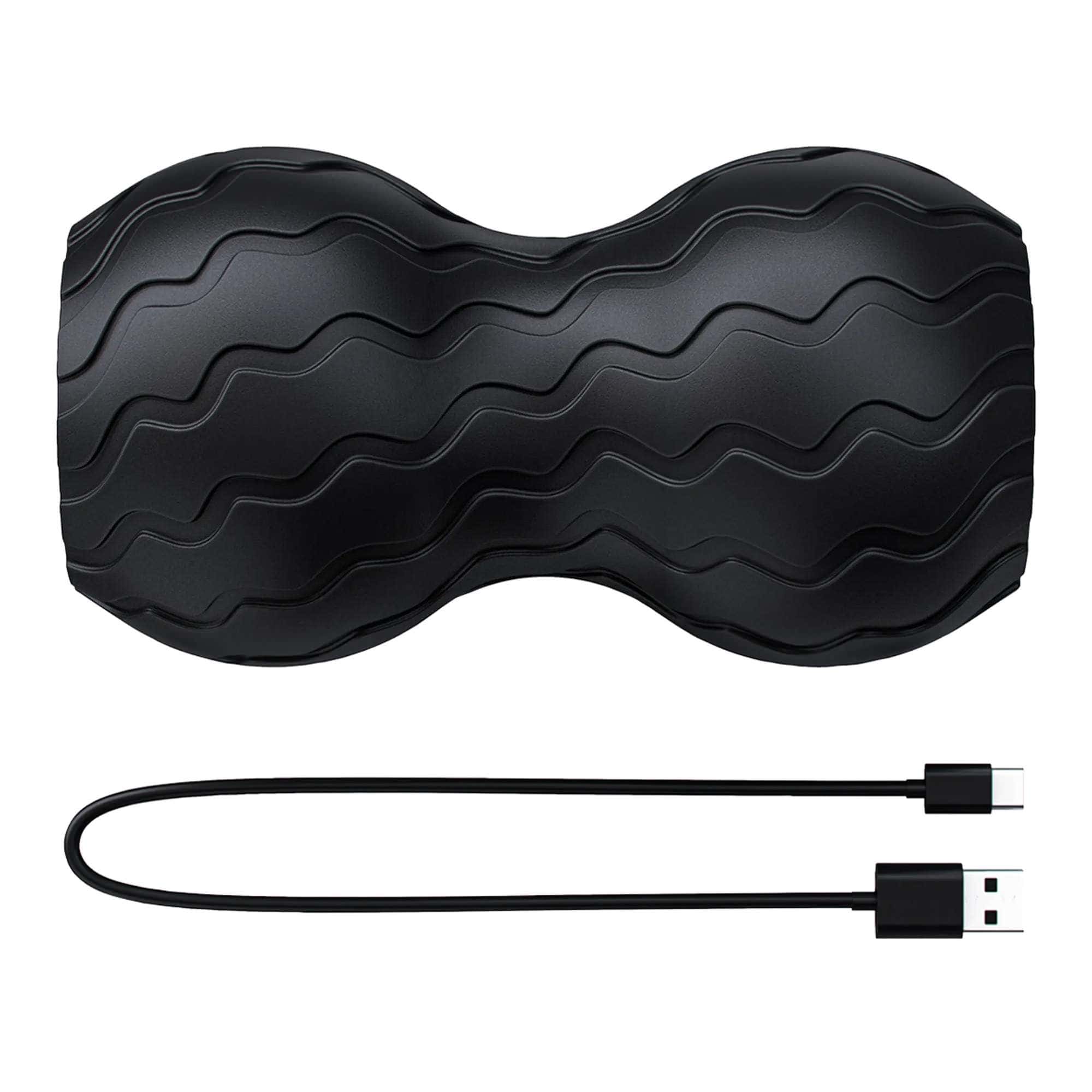 Therabody Wave Duo Vibration Therapy Exercise Roll, Black - Image 1