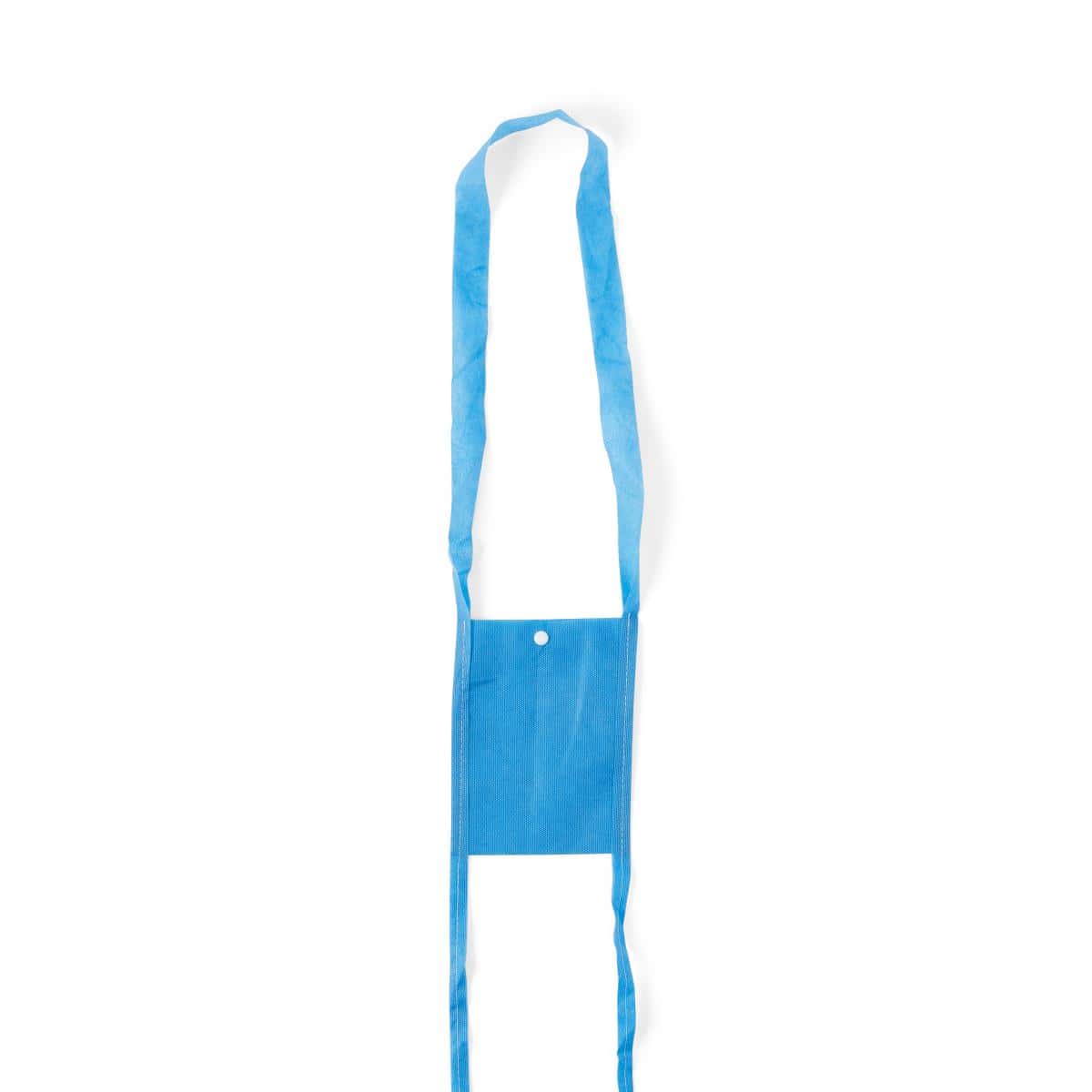 Medline Multilayer SMS Telemetry Pouches with Ties, Blue - Bag of 25 - Image 1