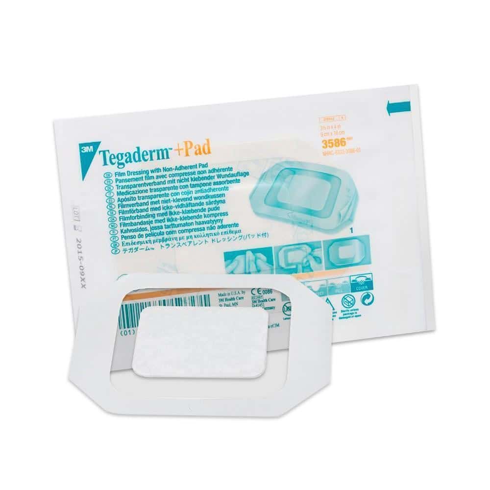 3M Tegaderm Plus Pad Film Dressing - Image 1