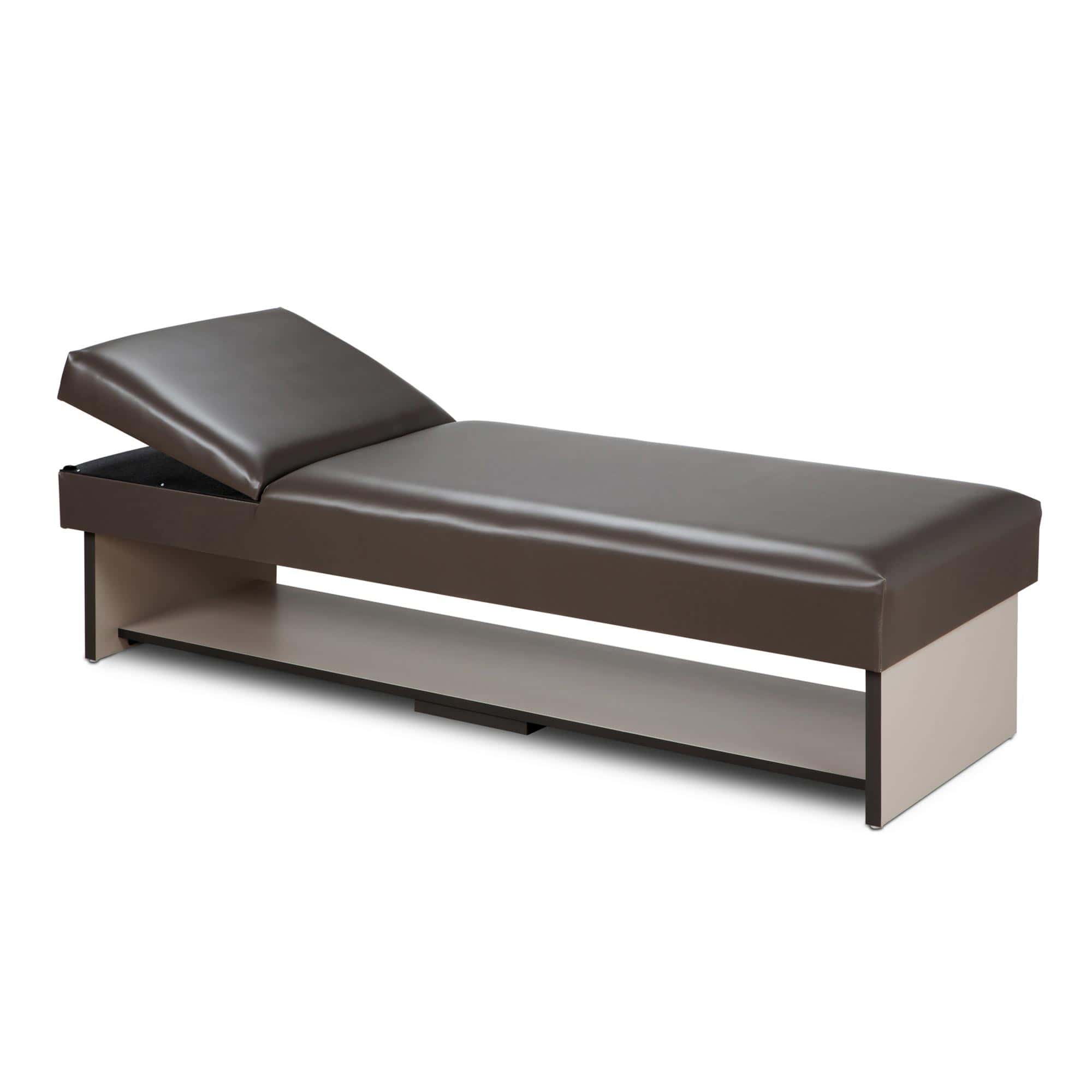 Clinton panel leg recovery couch with full shelf - Image 3