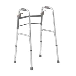 Medline Adult Folding Paddle Walker Without Wheels - Image 3