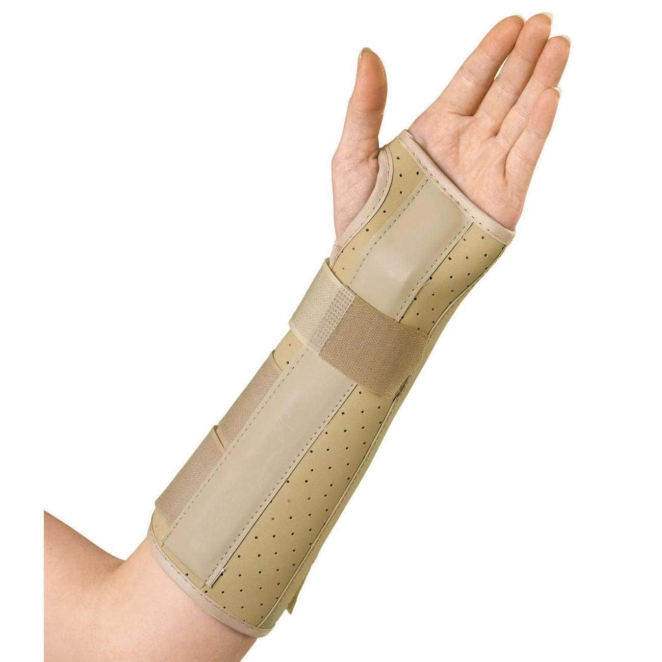 Medline Vinyl Wrist and Forearm Splints, 10 Inch - Image 1