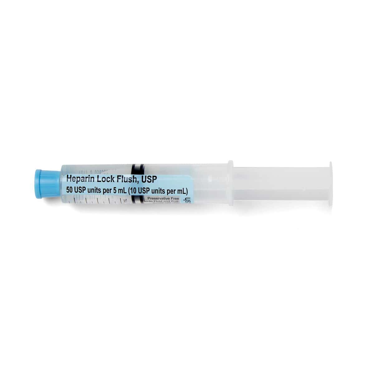Medline 10 ml Syringes Prefilled with 5 ml Heparin - Image 2