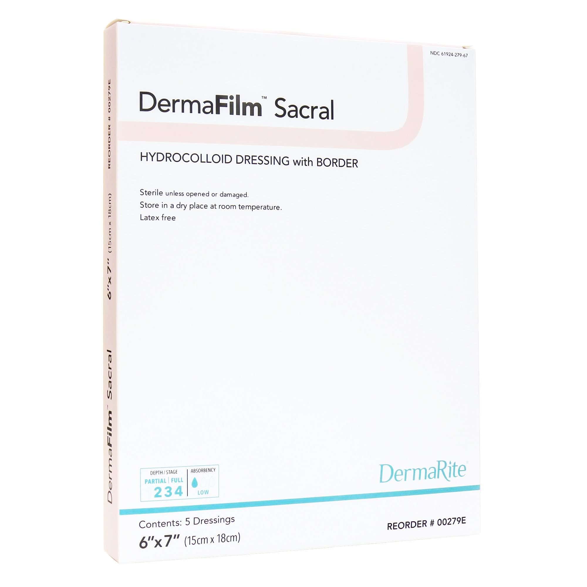 DermaFilm Hydrocolloid Dressing, Sacral - Image 2