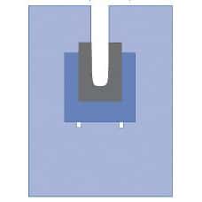 Medline OrthoMax Surgical U-Drape - Image 2