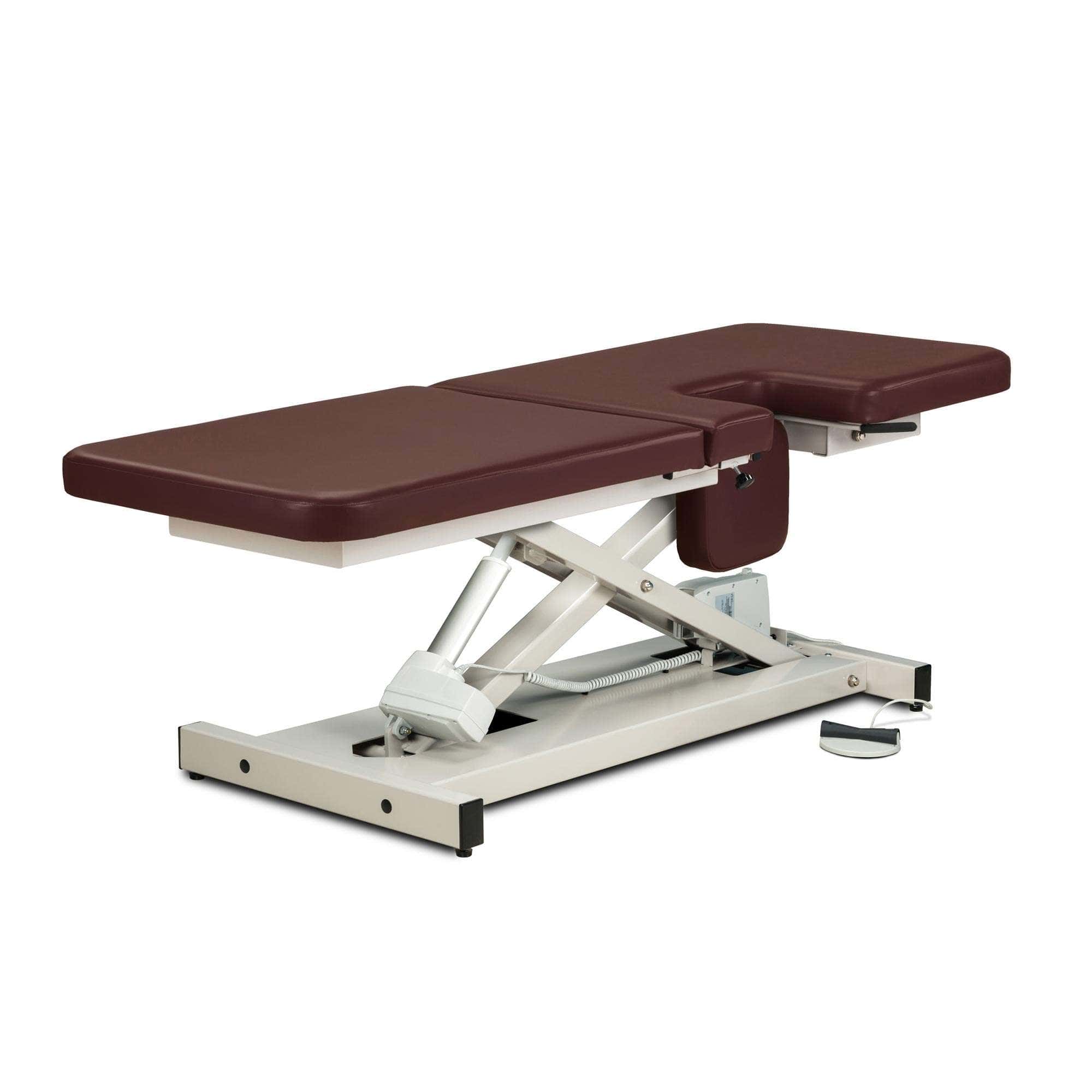 Clinton open base, power imaging table with window drop and adjustable backrest - Image 2