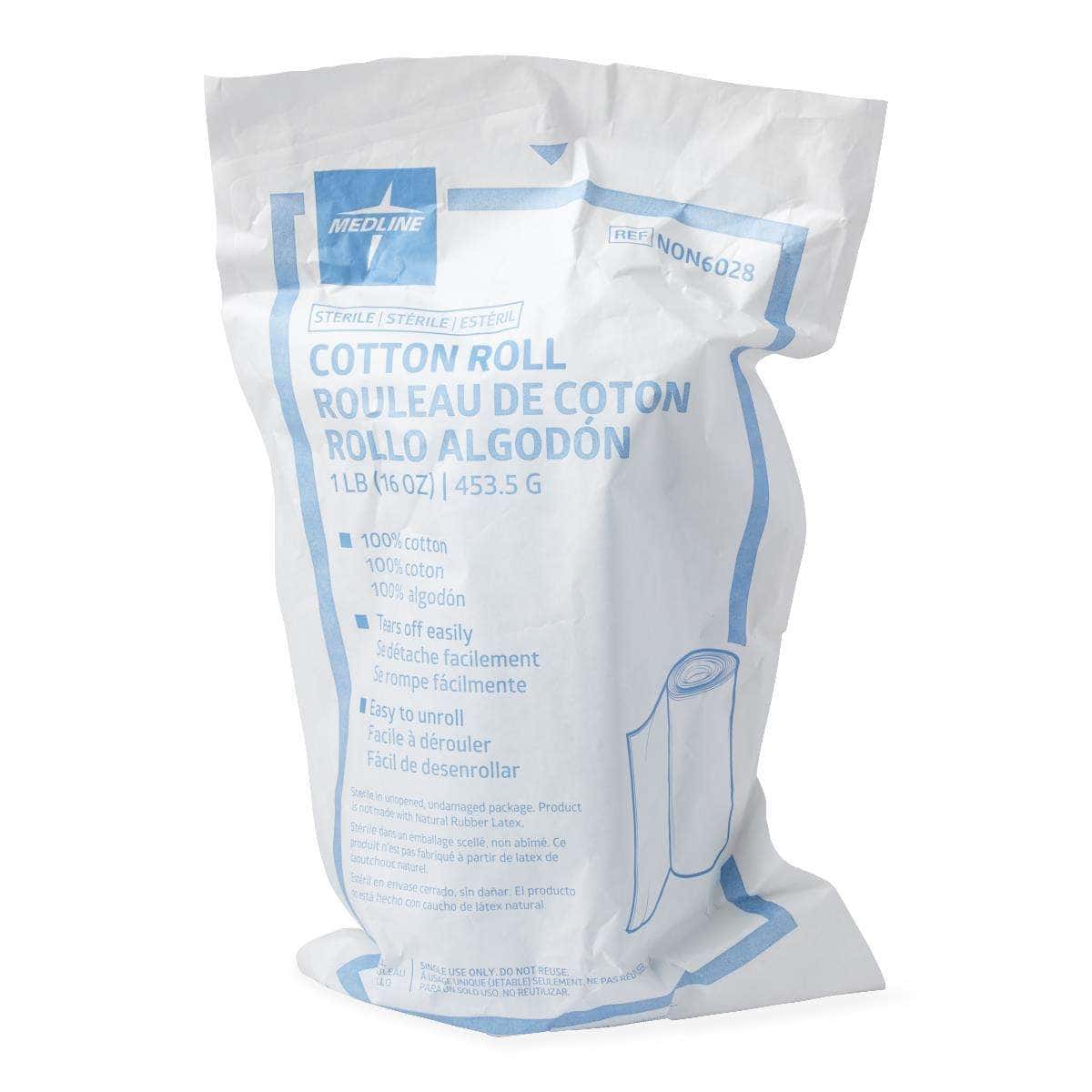 Medline Sterile Cotton Rolls - Image 1