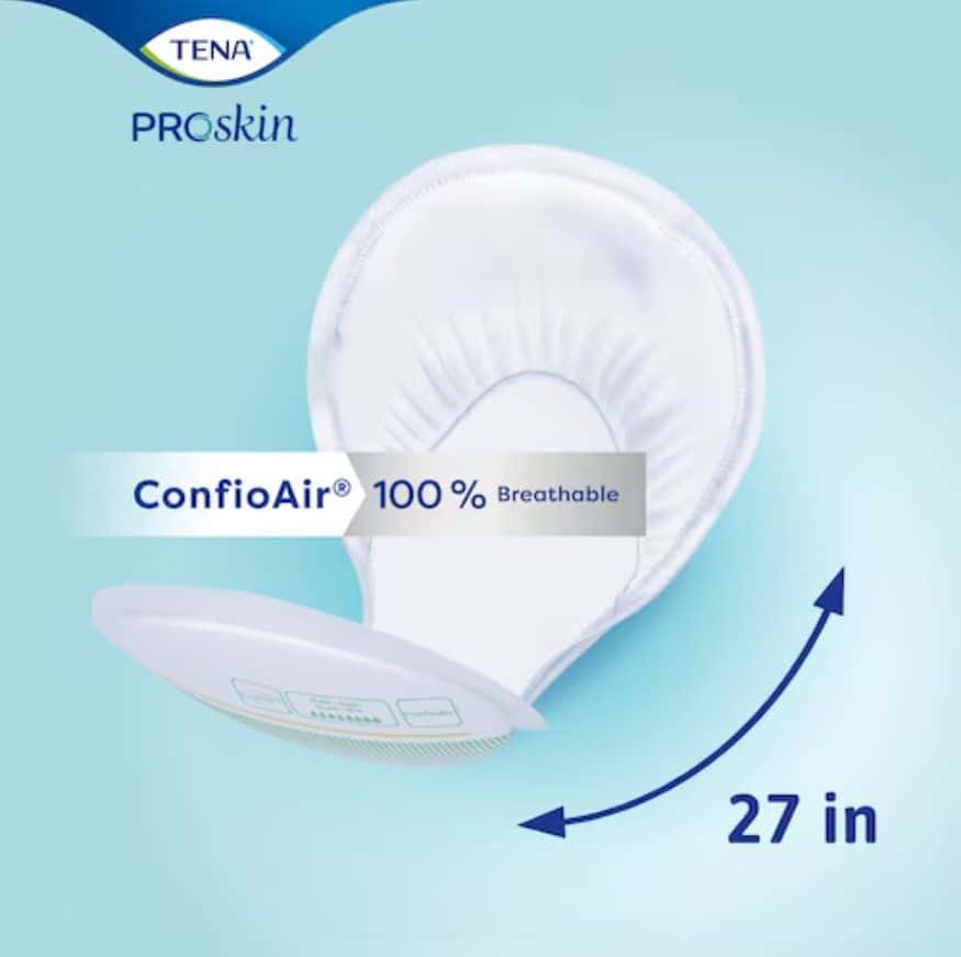 TENA Proskin Night Super Absorbency Pads - Image 3