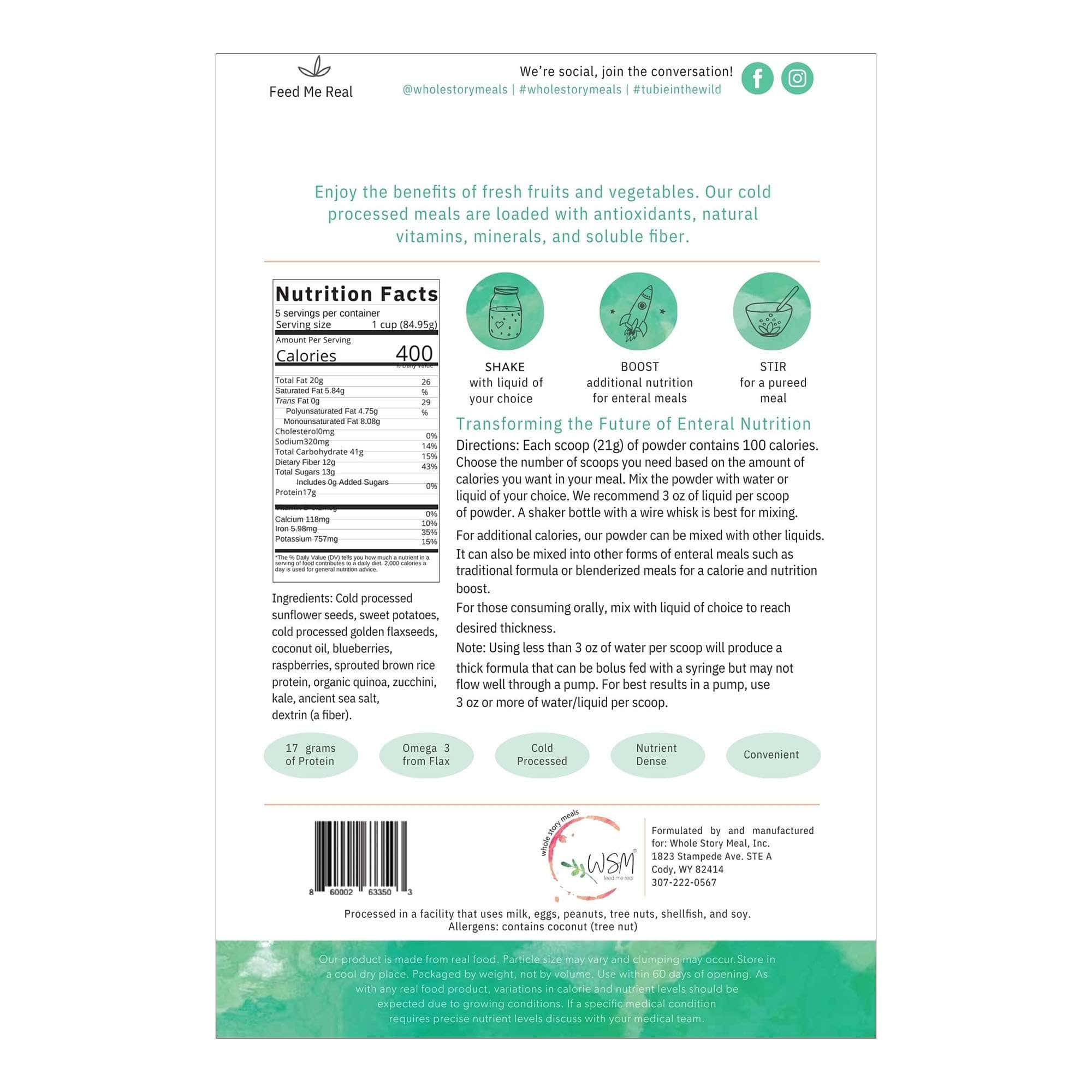 Real Food Powdered Oral Supplement - Image 2