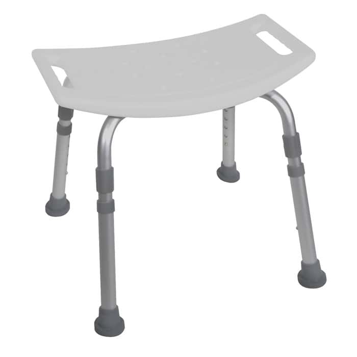 Drive deluxe aluminum shower bench without back - Image 1