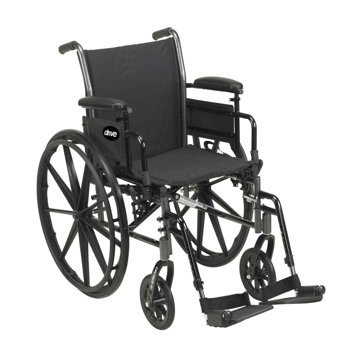 Drive Medical cruiser III lightweight dual axle wheelchair - Image 1