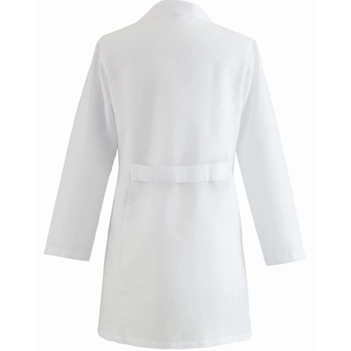 Medline Poplin 80% Polyester and 20% Cotton Staff-Length Lab Coat - Image 2