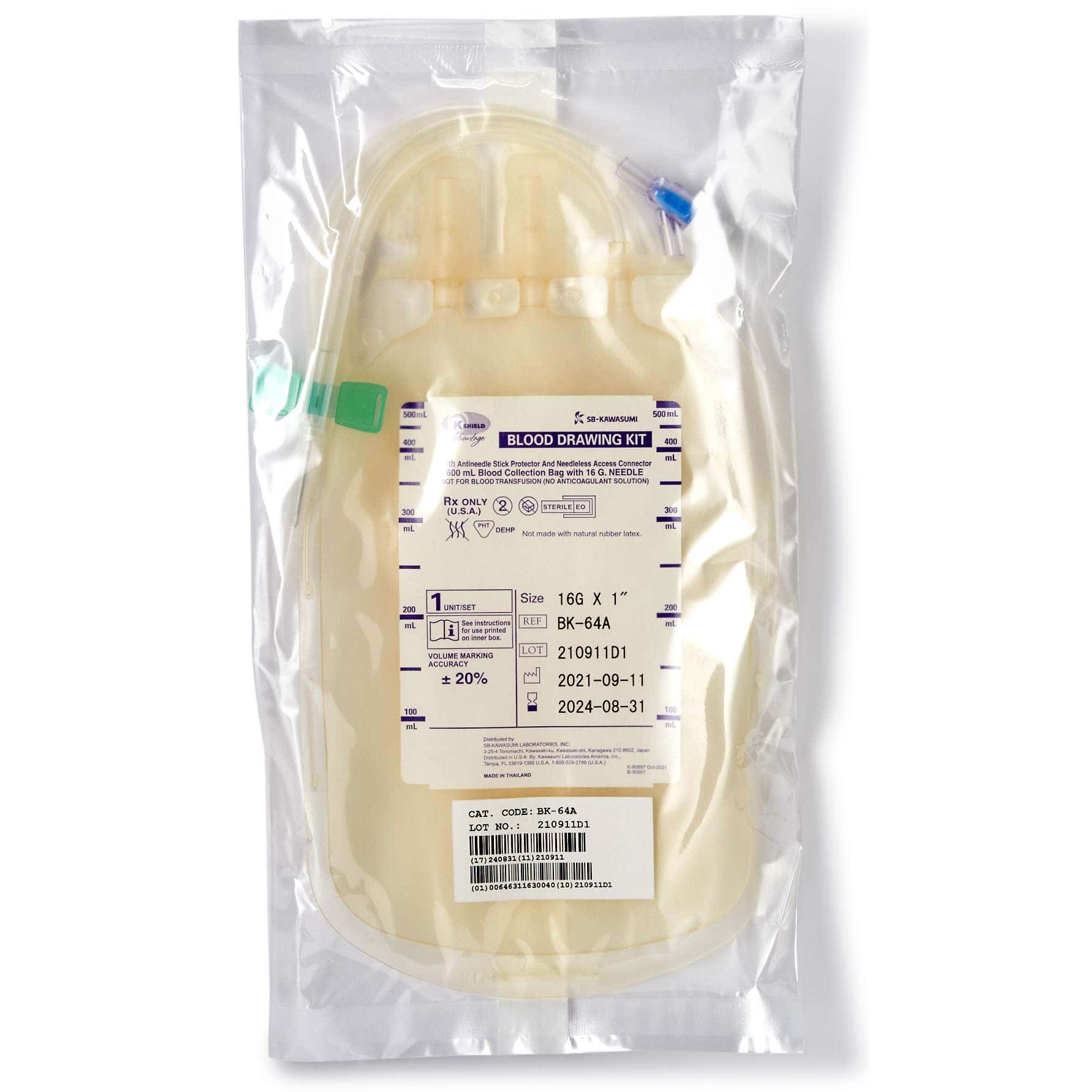 K-Shield Advantage Translucent Blood Draw Kit - Image 3