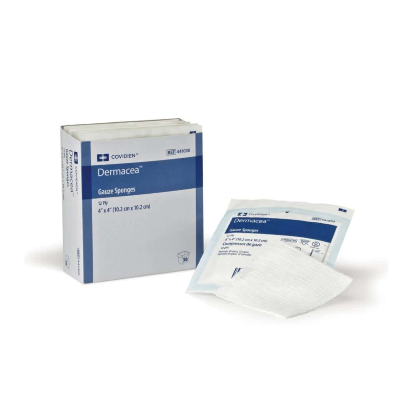 Dermacea USP Type VII	 Gauze Sponges with Soft Pouch, Sterile - Image 2