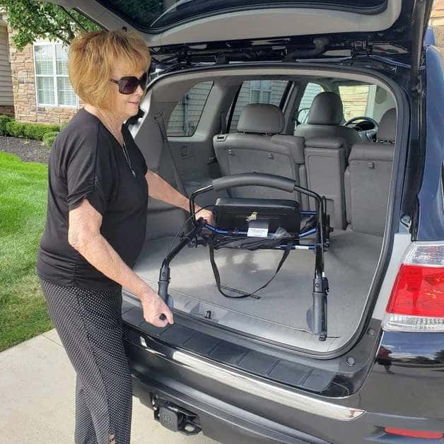 Protekt Steel Knock Down Rollator - Image 3