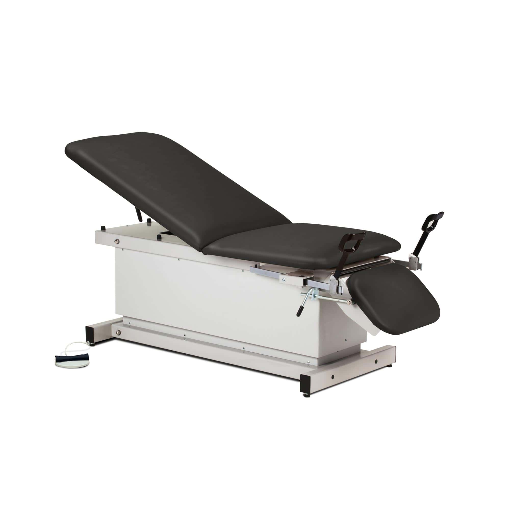 Clinton shrouded, power table with stirrups, adjustable backrest and footrest - Image 1