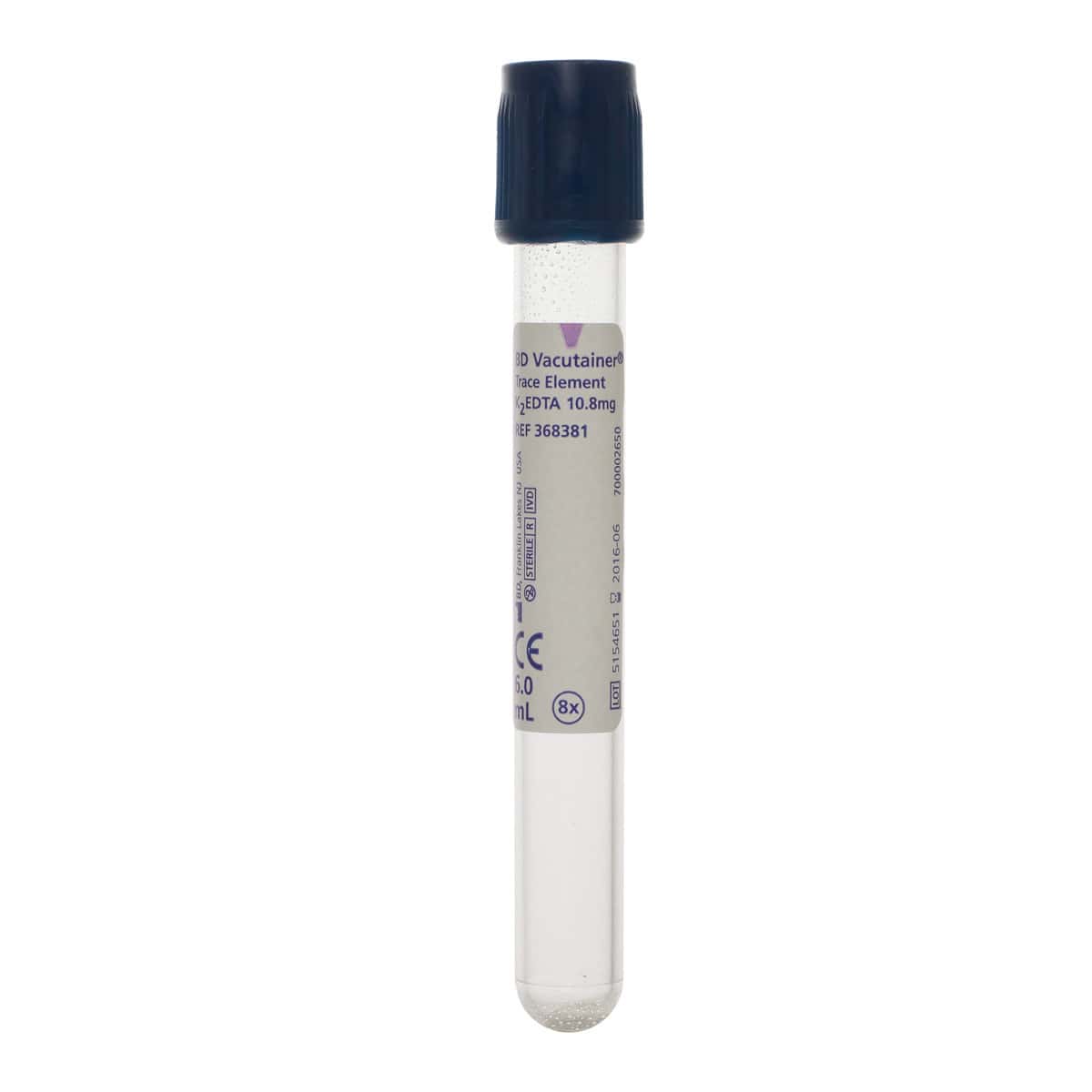 BD Vacutainer Trace Element K2 EDTA 10.8 mg Blood Collection Tubes - Image 3