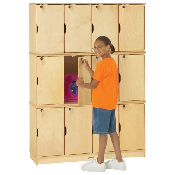 Jonti-Craft stacking lockable lockers - Image 3